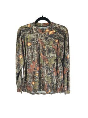 Medalist Huntgear Mens Baselayer Top T Shirt Camouflage Silvermax Long Sleeve L